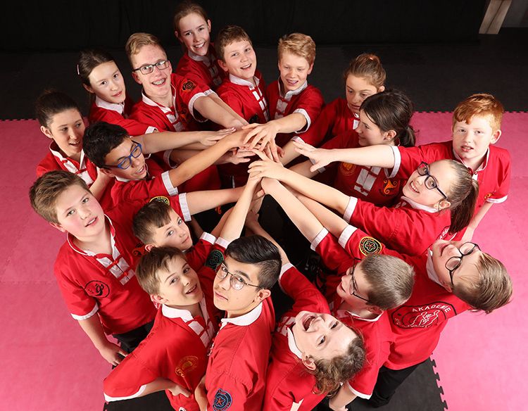 Gruupenbild - Selbstverteidigung für Kinder in Soest - Akademie Timmers